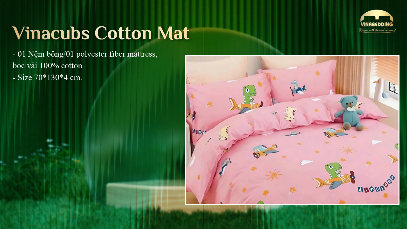 VinaCubs Cotton Mat