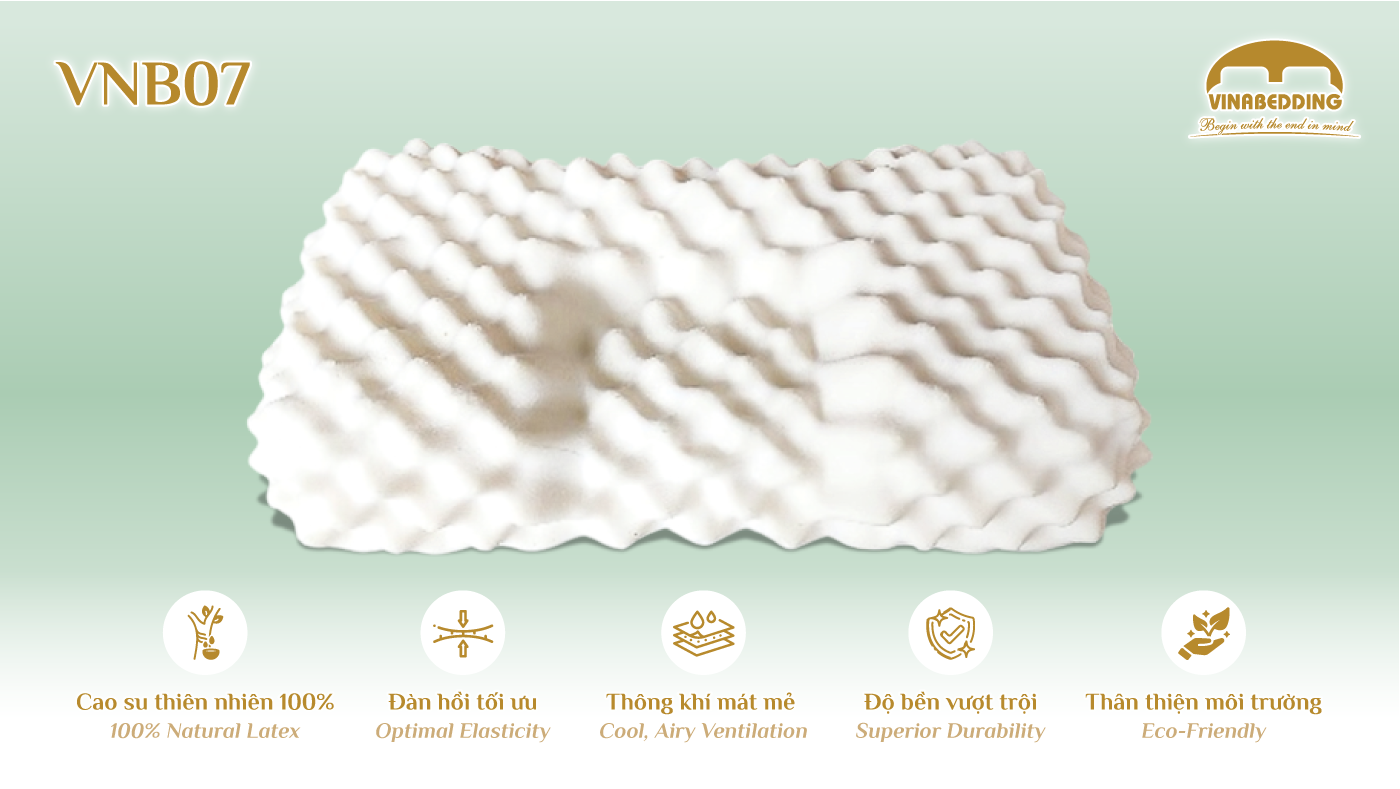 Natural Latex Pillow  - VNB07