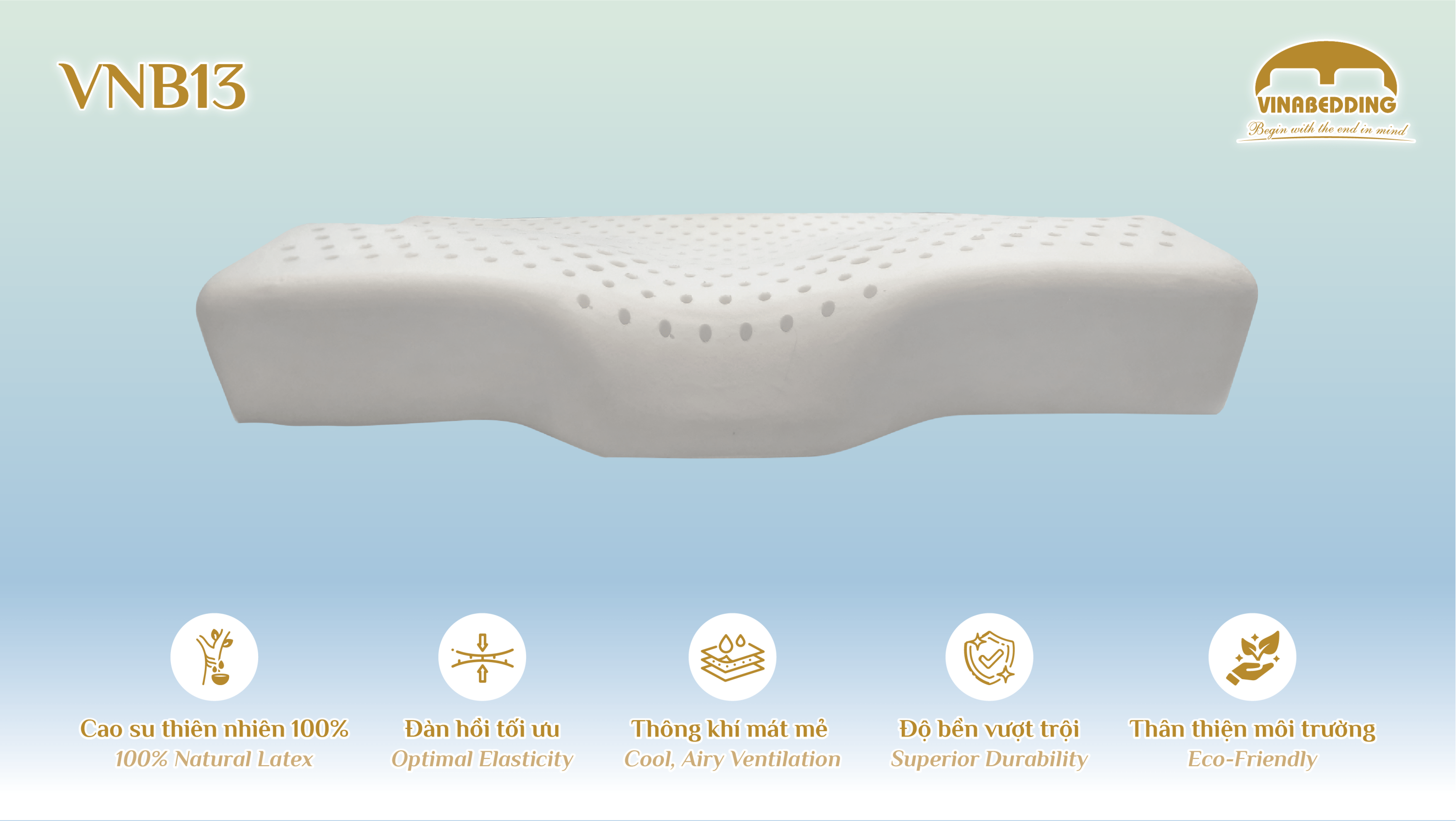 Natural Latex Pillow  - VNB11