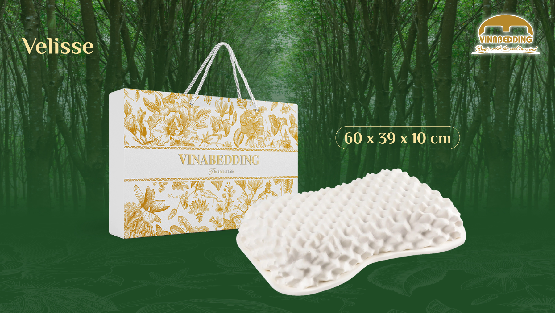 Vinabedding natural relaxation pillow - Velisse line