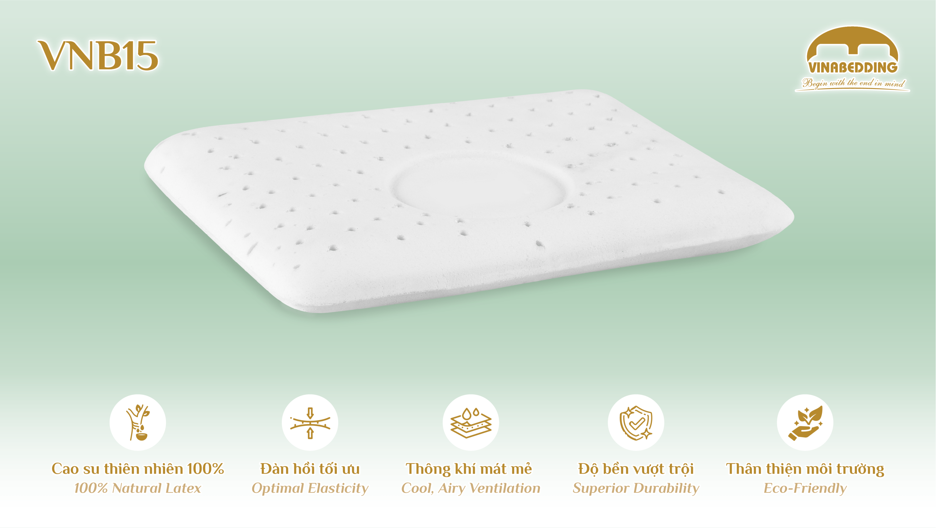 Natural Latex Pillow - VNB15