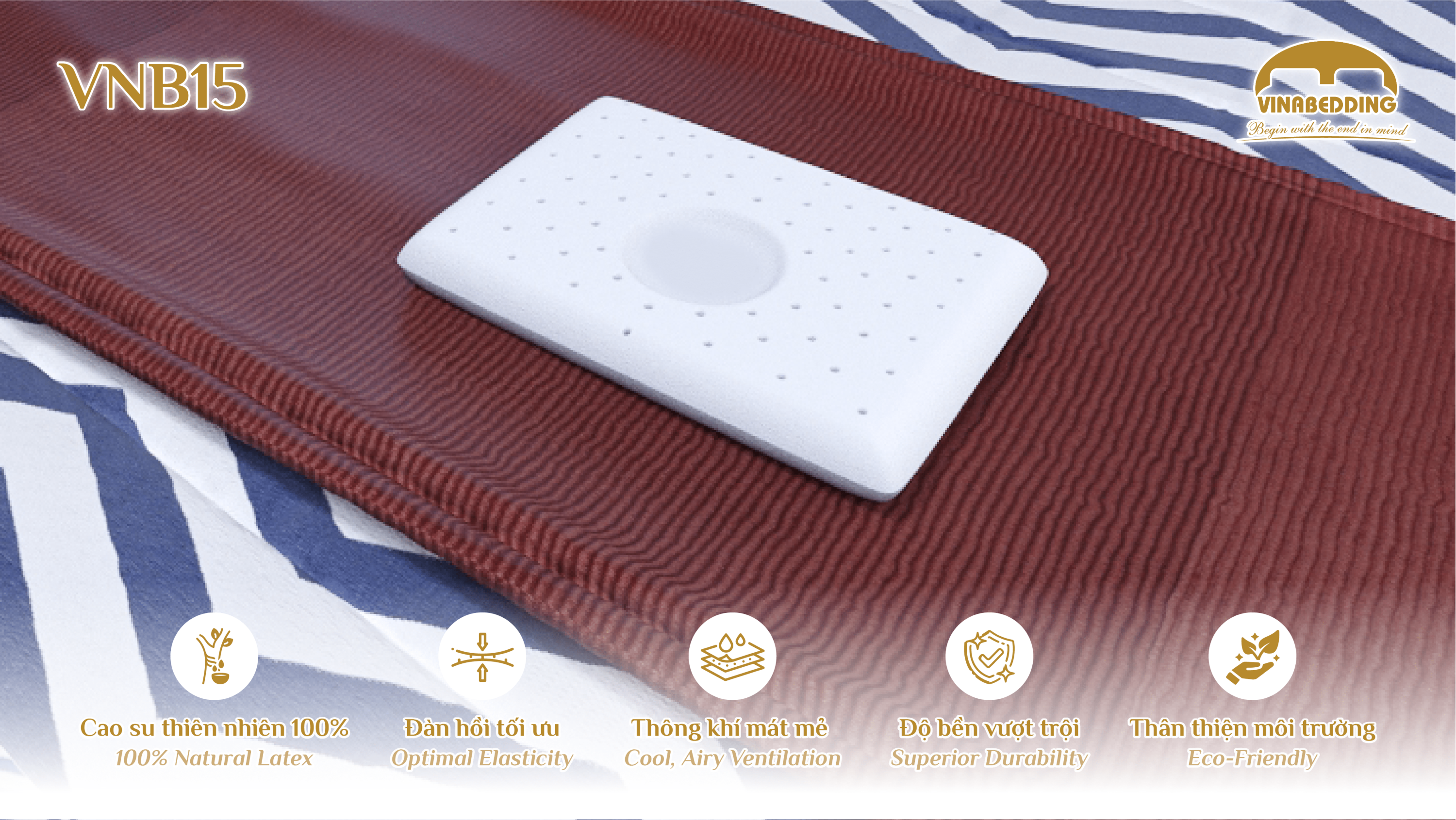 Natural Latex Pillow - VNB15