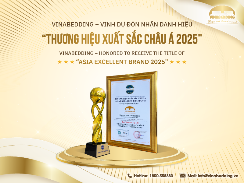 VINABEDDING HONORED TO RECEIVE THE TITLE “ASIA EXCELLENT BRAND 2025”