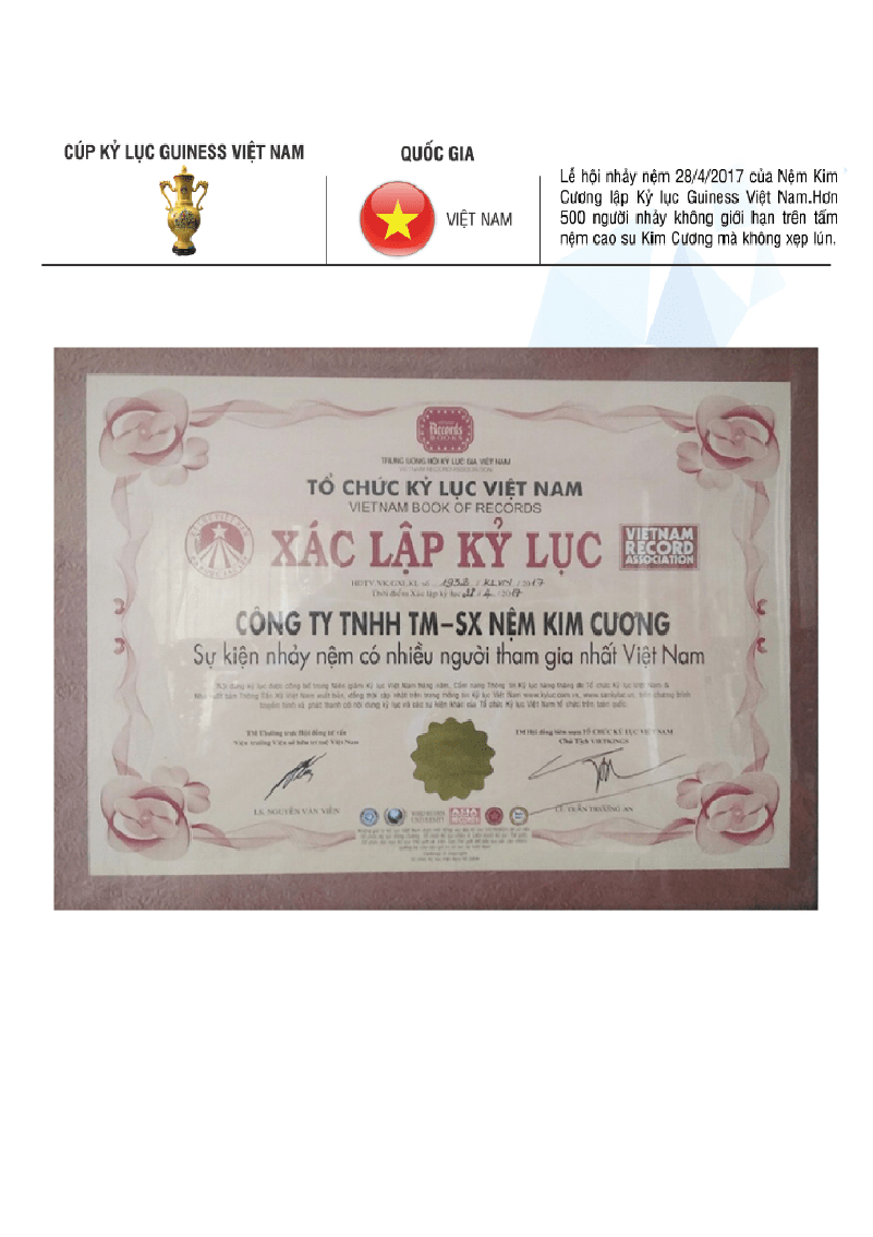 Kỷ Lục Việt Nam - Việt Nam