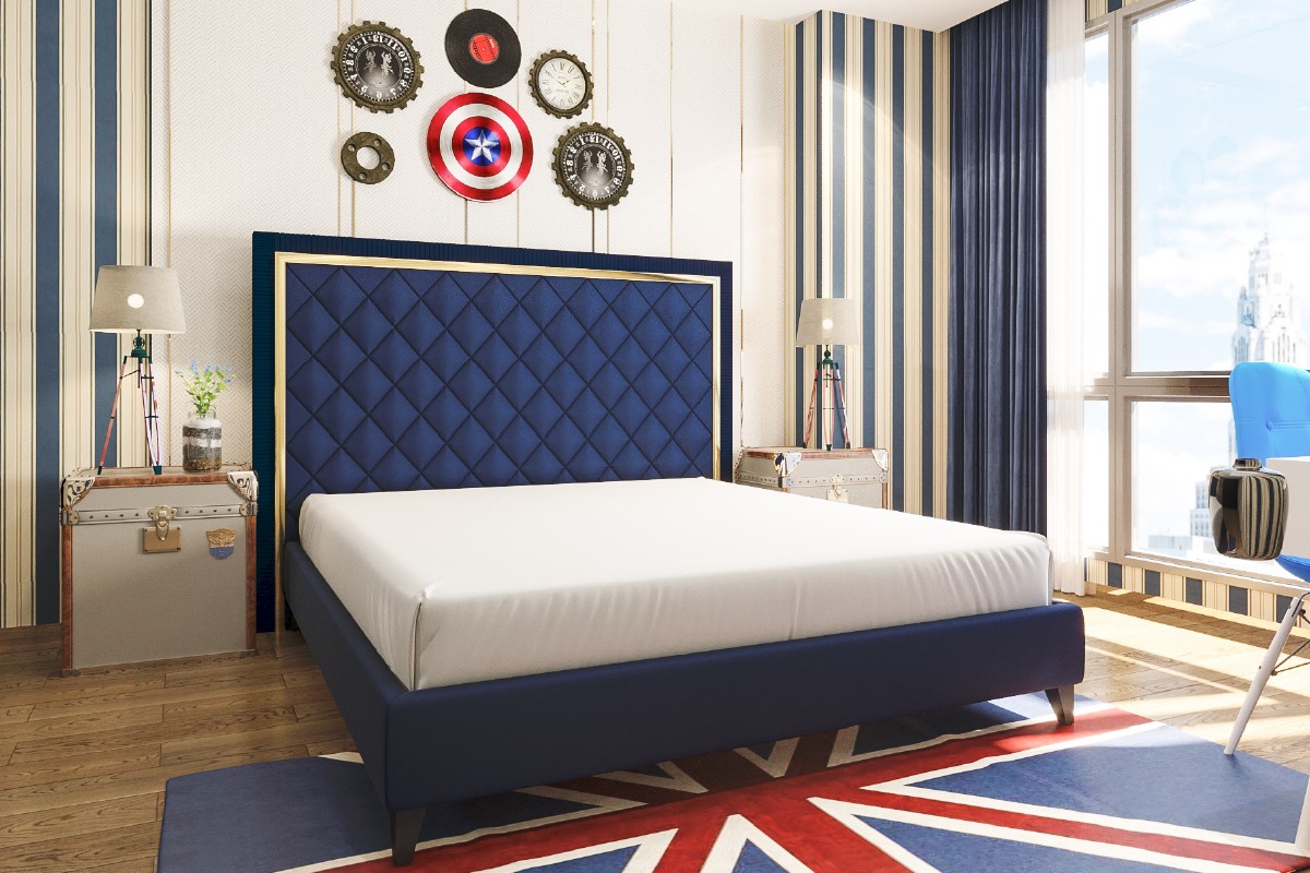 Bed & Nightstand