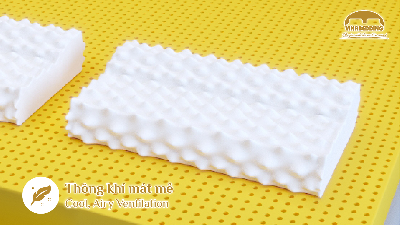 VINACLOUD NATURAL LATEX PILLOW SERIES 33