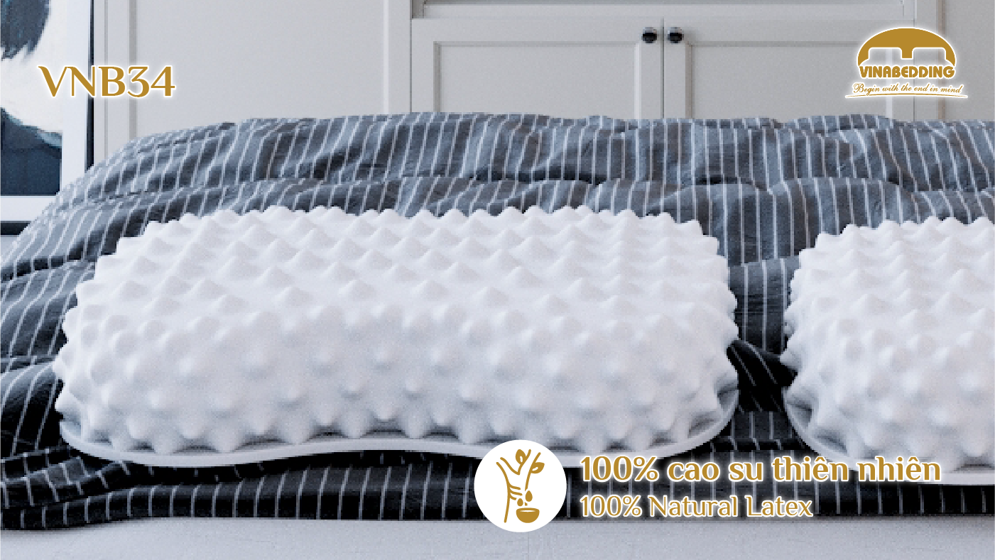 VINACLOUD NATURAL LATEX PILLOW SERIES 34