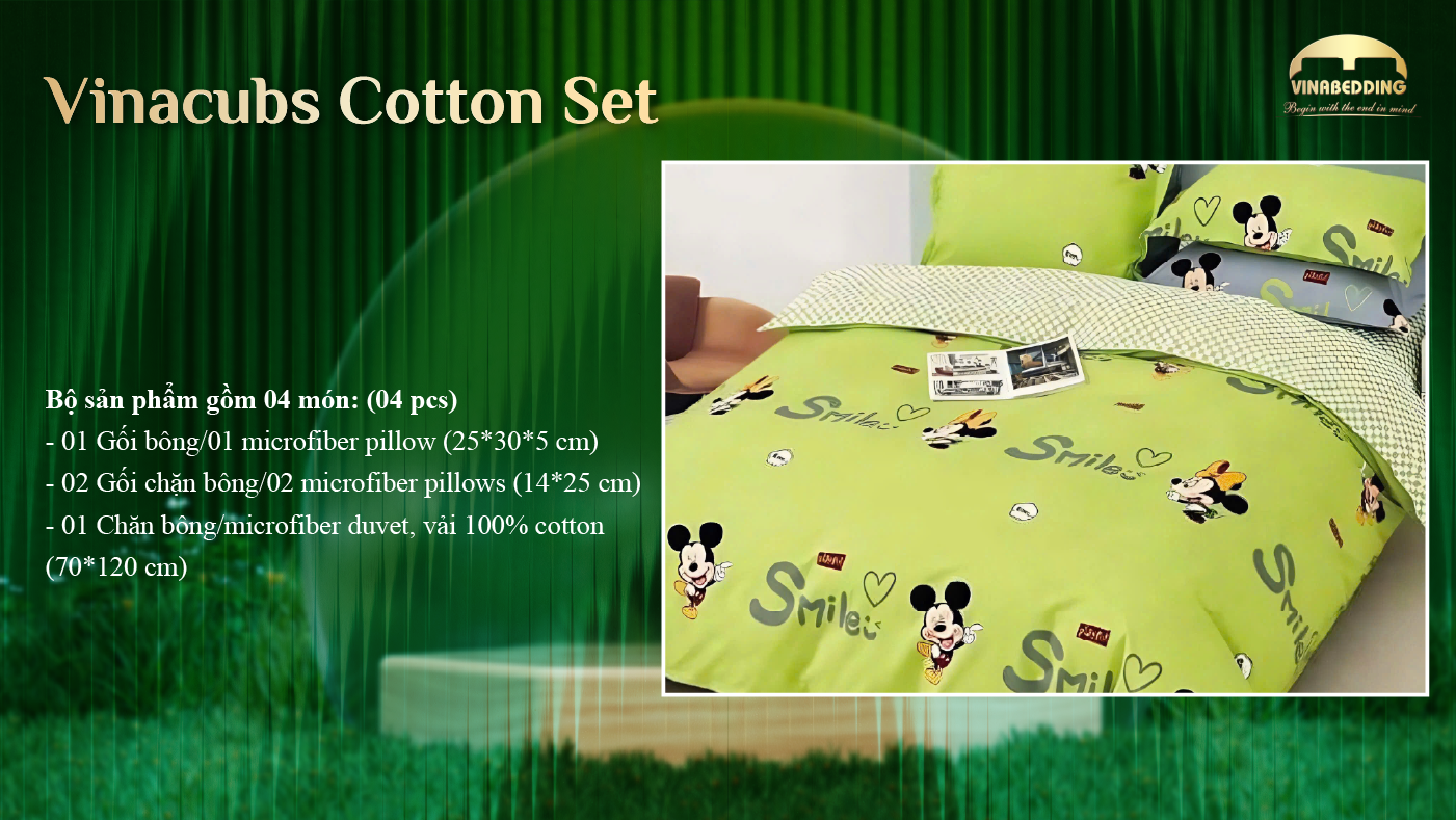 VinaCubs Cotton Set