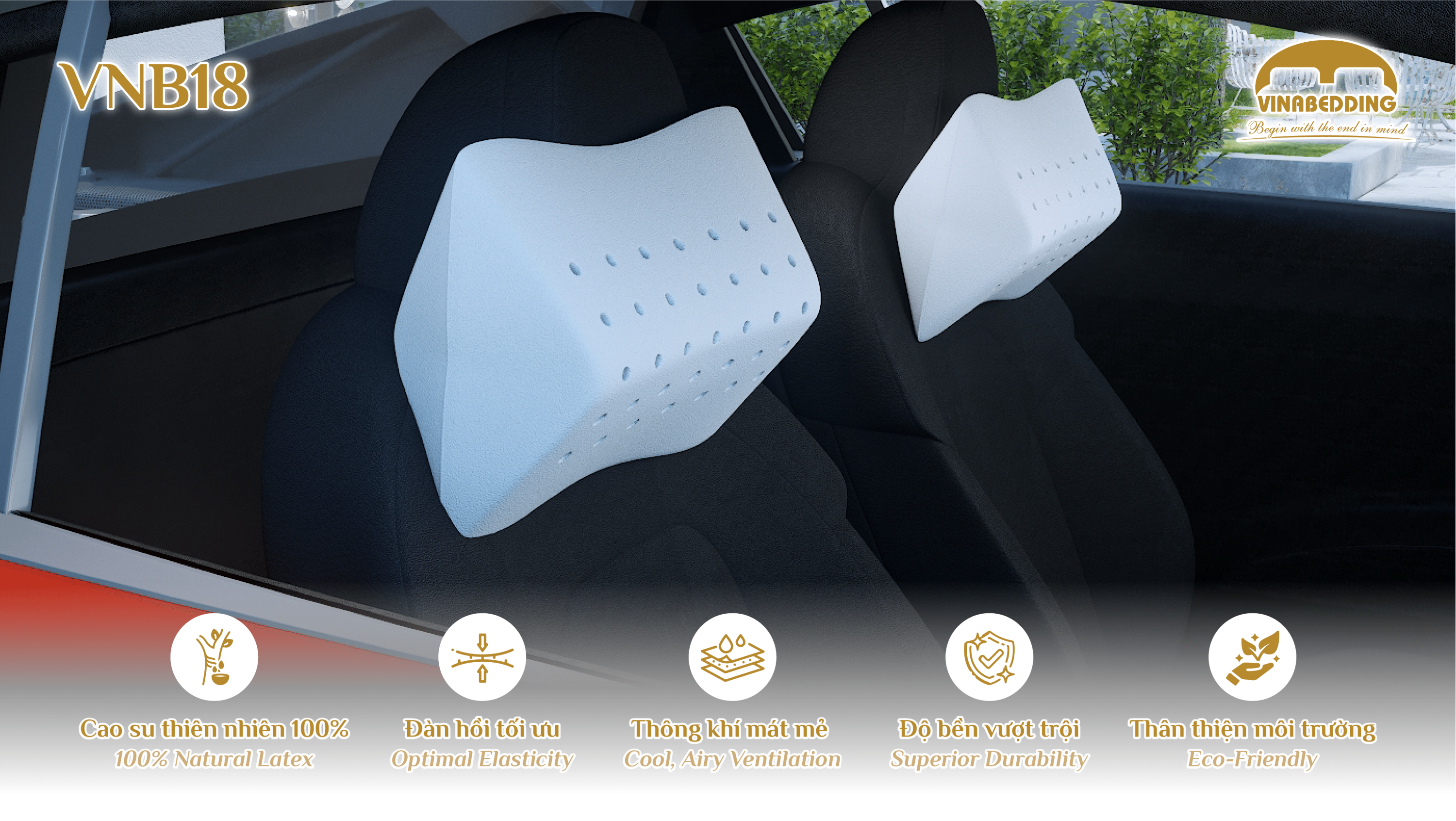 Natural Latex Pillow - VNB18