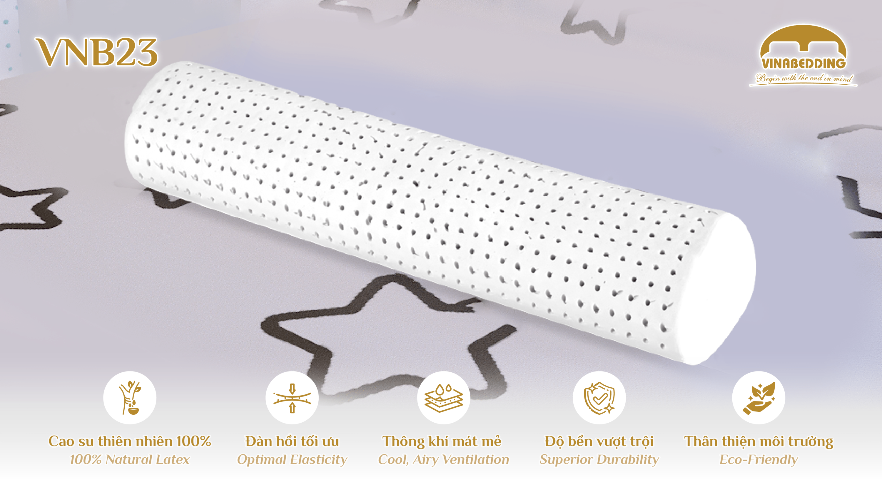 Natural Latex Pillow - VNB23