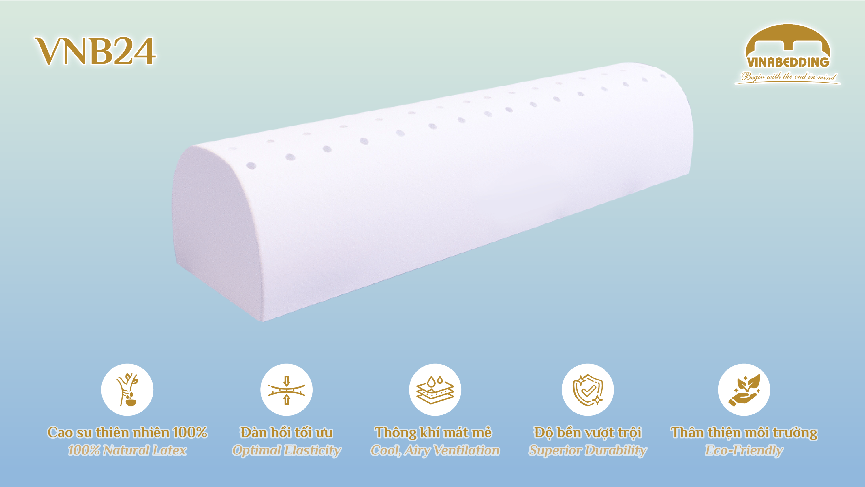 Natural Latex Pillow - VNB24