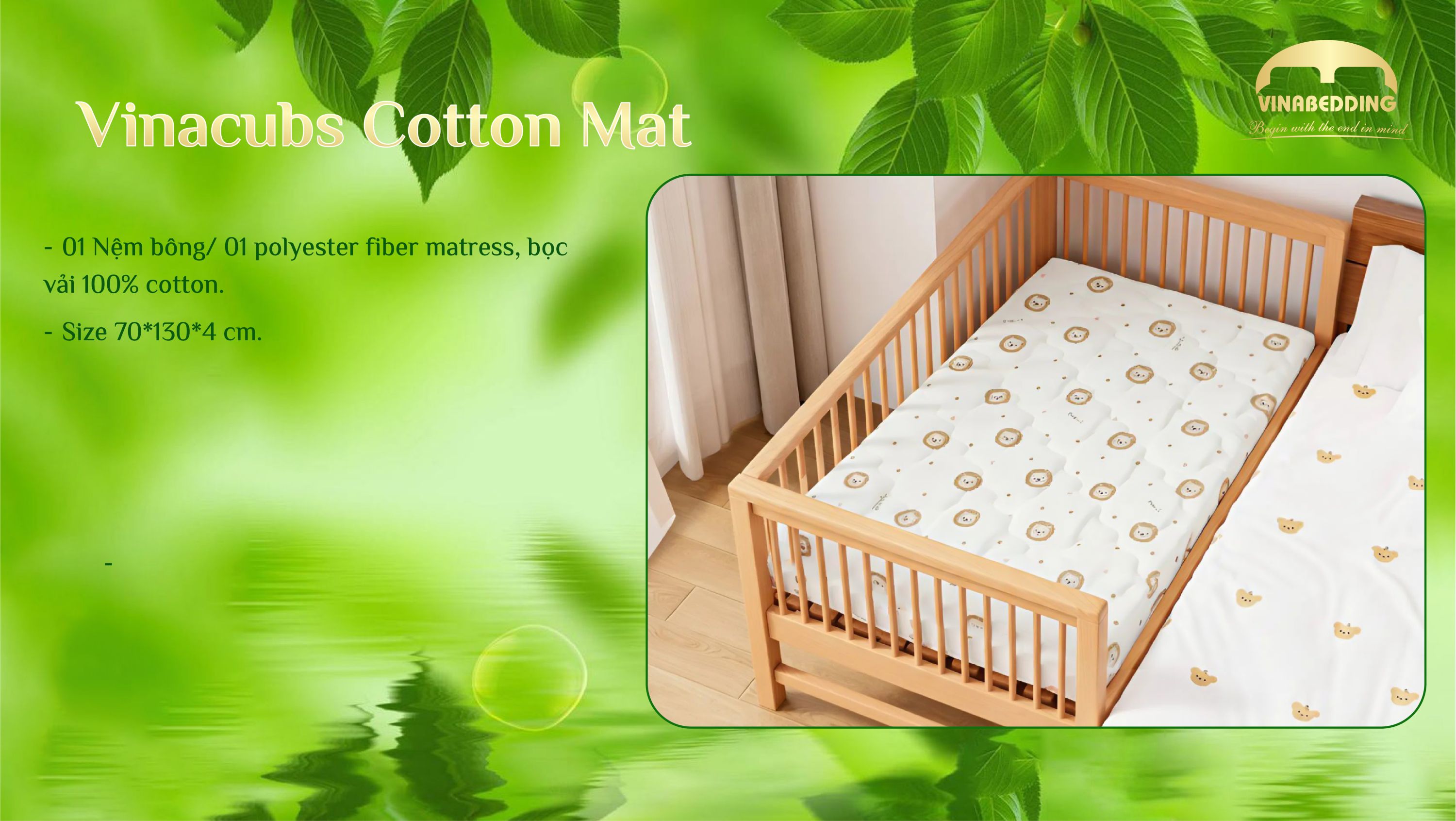 VinaCubs Cotton Mat
