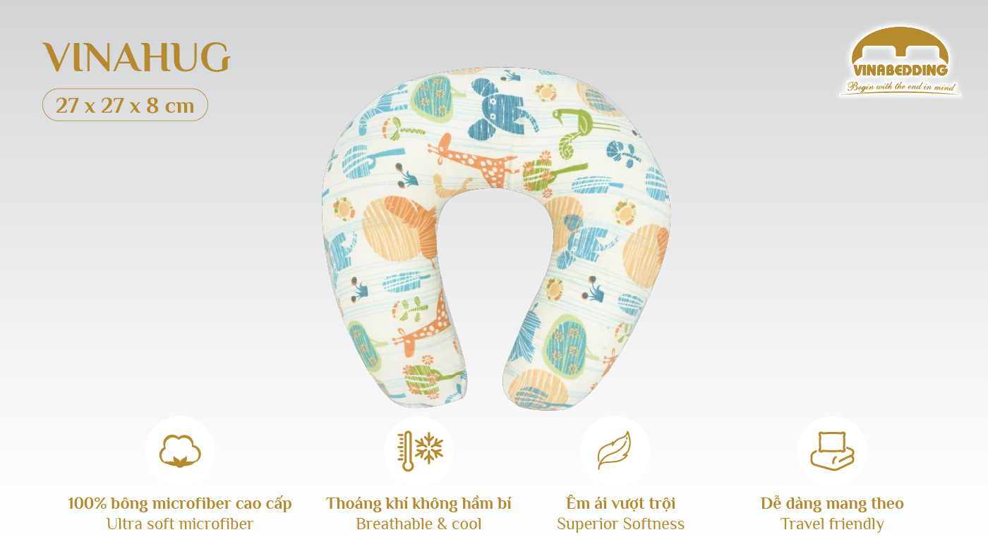 TRAVEL PILLOW FOR KIDS VINAHUG 01
