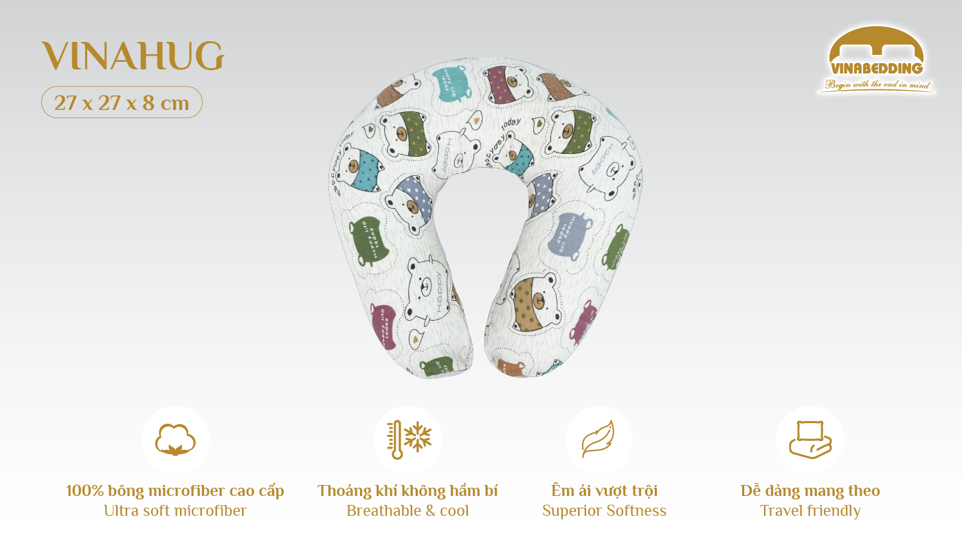 TRAVEL PILLOW FOR KIDS VINAHUG 01