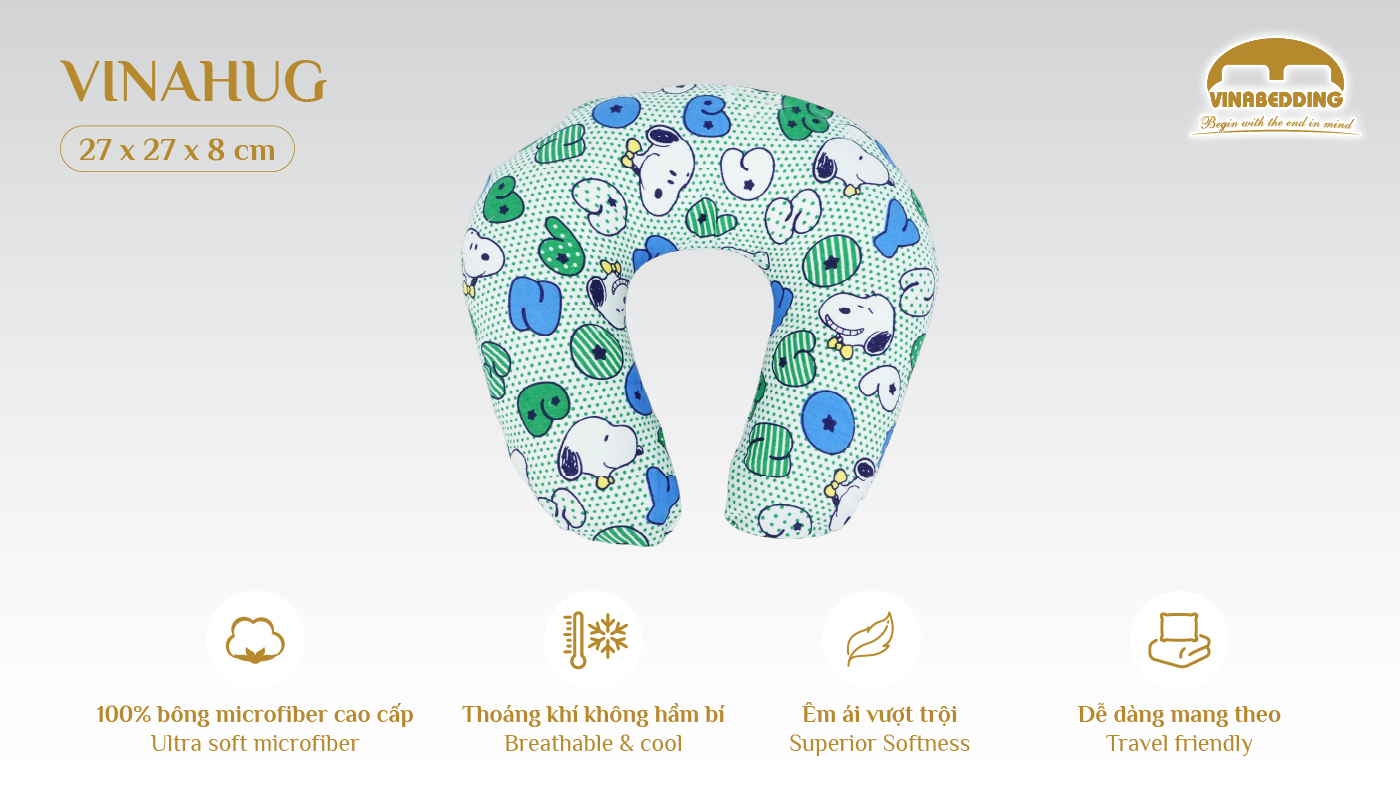 TRAVEL PILLOW FOR KIDS VINAHUG 01